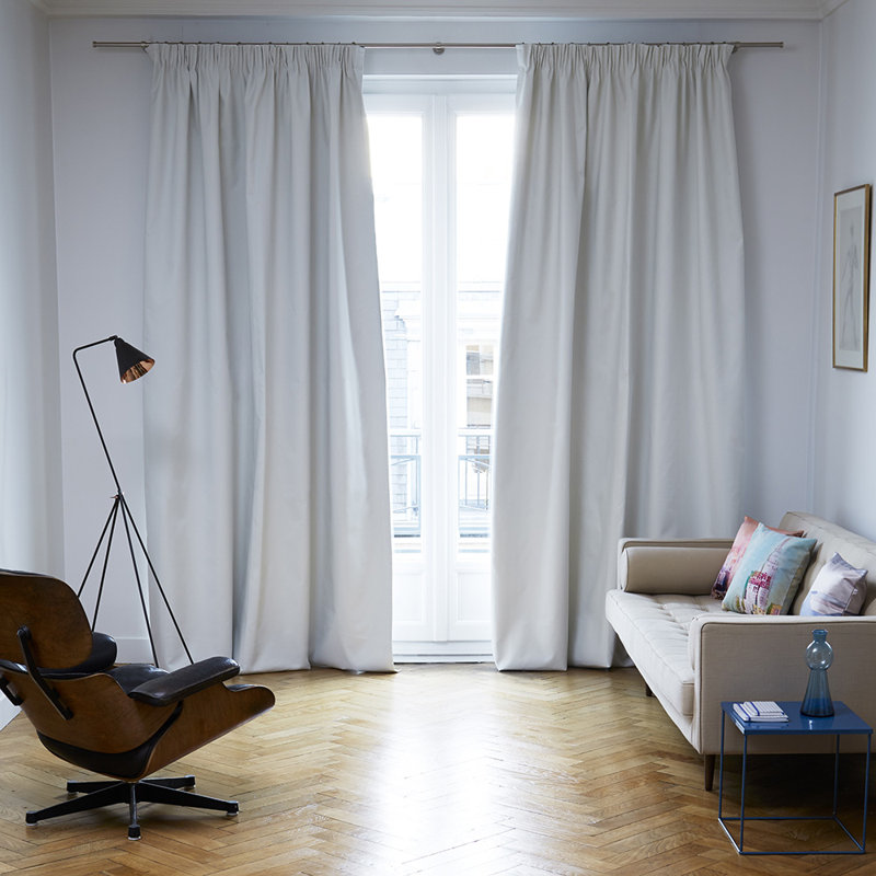 Occultant Blackout Curtain Single Panel, 350 W x 280 D cm, Dark Grey