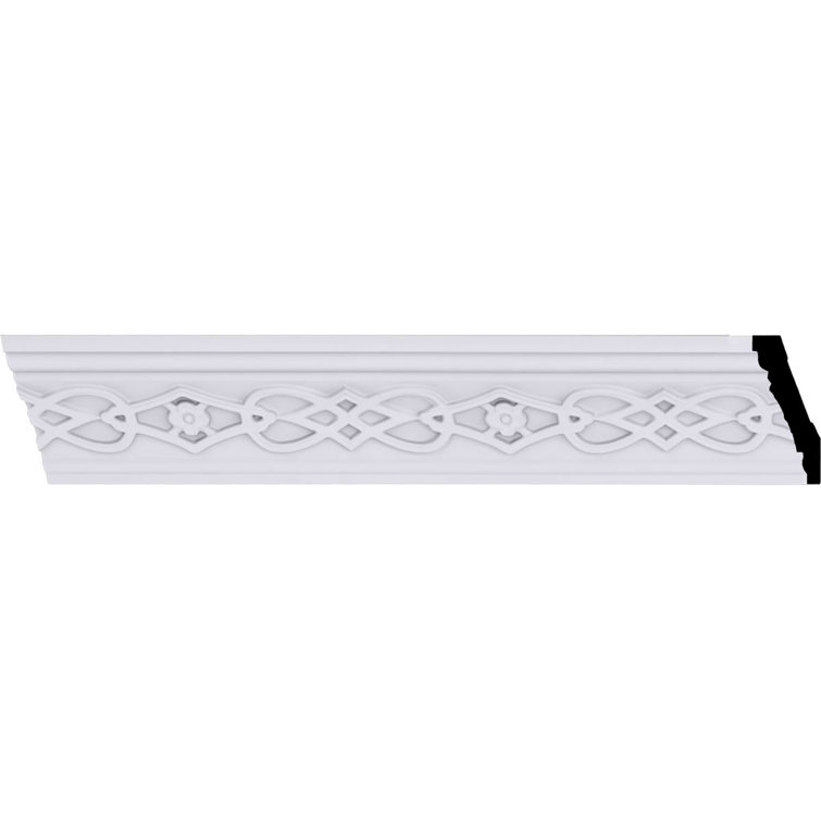 Échantillon - Moulure couronnée Endurathane Loera, H 2 3/4 po x P 1 5/8 po x F 3 1/8 po x L 12 po, apprêtée en usine