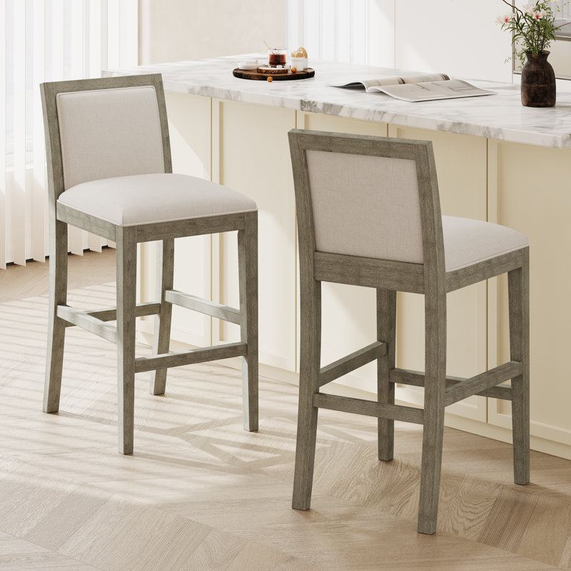 Tabourets de bar 30,5 po Laverock, Taupe clair