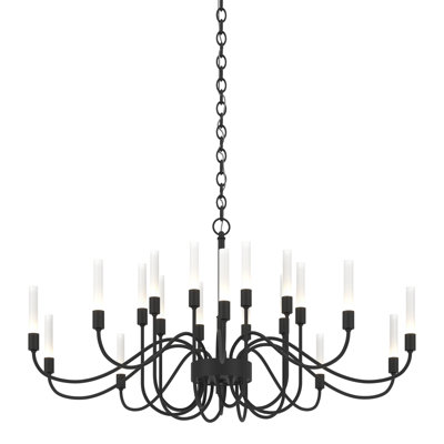 Lustre classique / traditionnel à 20 lumières de style bougie Lisse