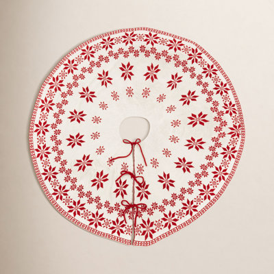Fair Isle Collection Reversible Knit Tree Skirt