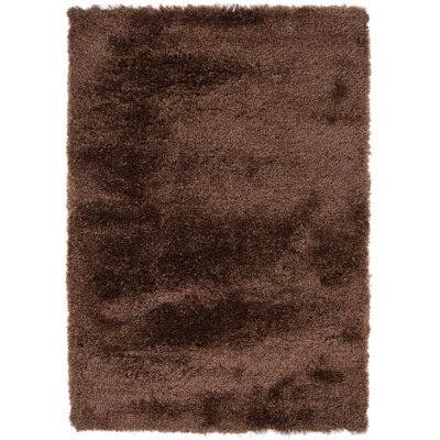 Mercury Wool Area Rug in Dark Brown