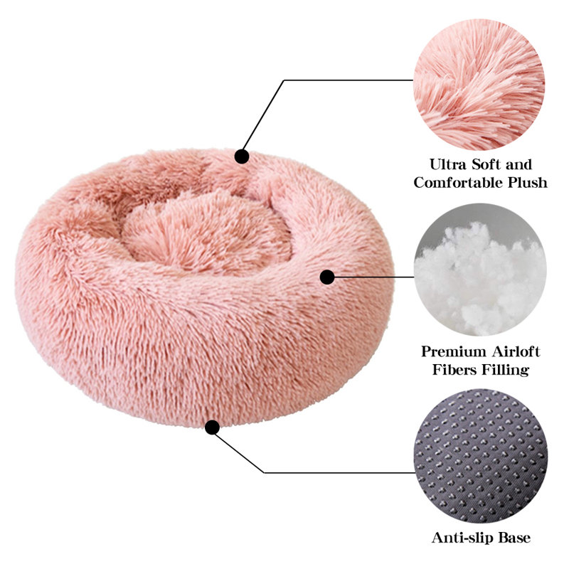 Tapis pour animal de compagnie Cecilla, Rose, Petit (l 23 po x P 23 po x H 4 po)
