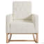 Chaise berçante rembourrée Elegant-1651264920