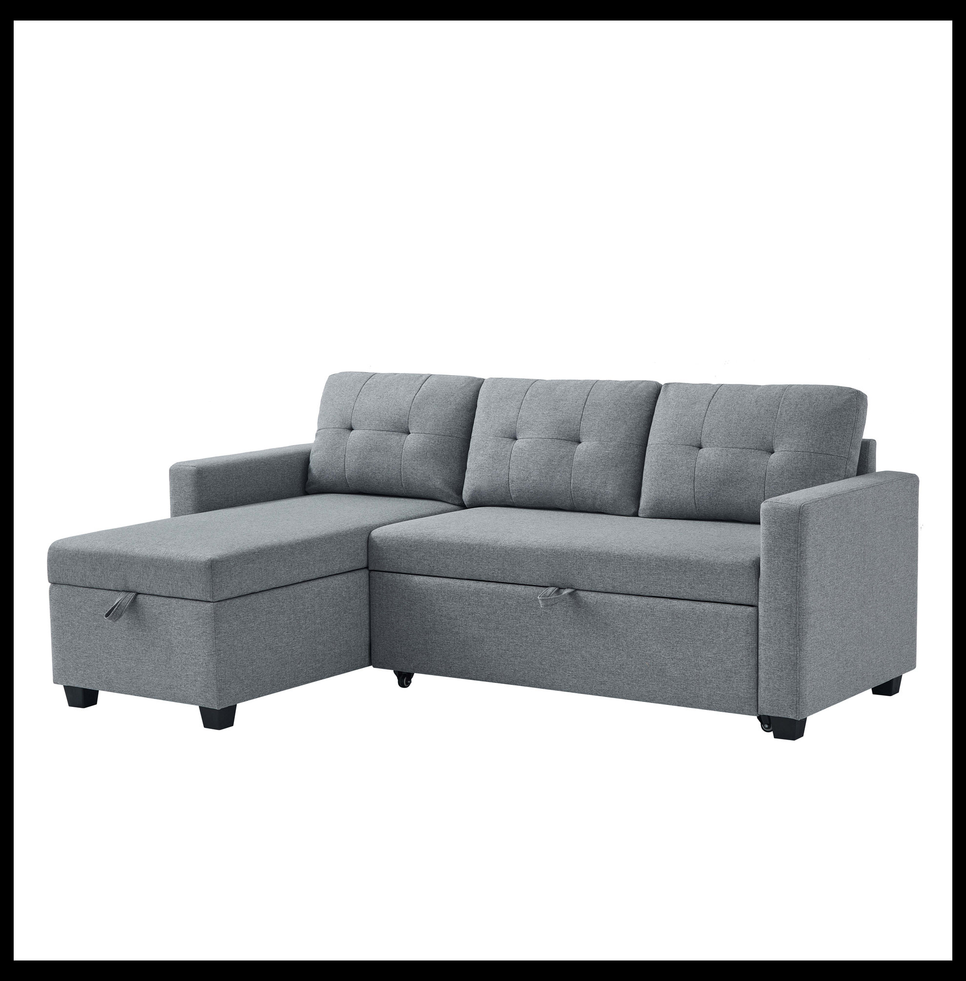 Ebern Designs Deeric 2 - Piece Upholstered Sectional | Wayfair