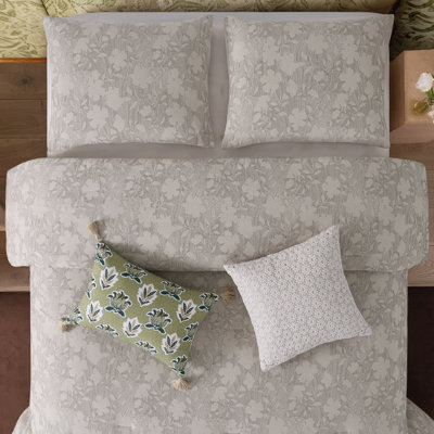 Ensemble de couette réversible 5 pièces House of Harlow Kiana avec coussins décoratifs
