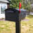 Patriot Plastic Post Mount Mailbox Black-1170736692