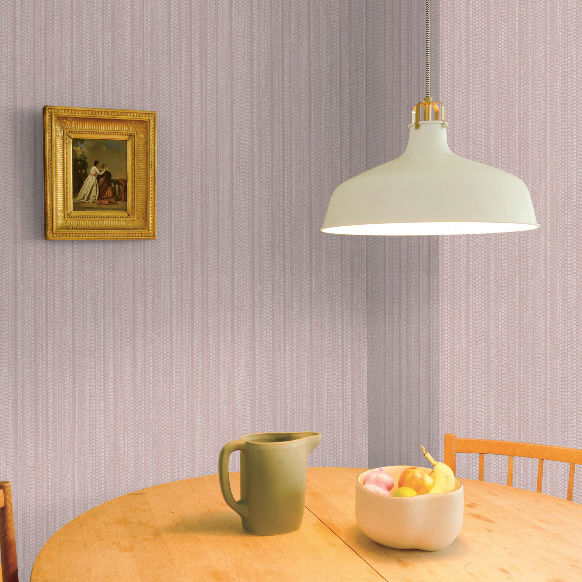 Faux Grasscloth Peel and Stick Wallpaper, Pink, 33" L x 20.5" W
