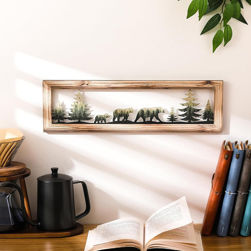 Art mural Woodland Bear