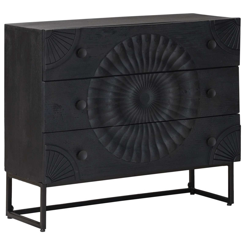 3 - Drawer Rectangle Accent Chest