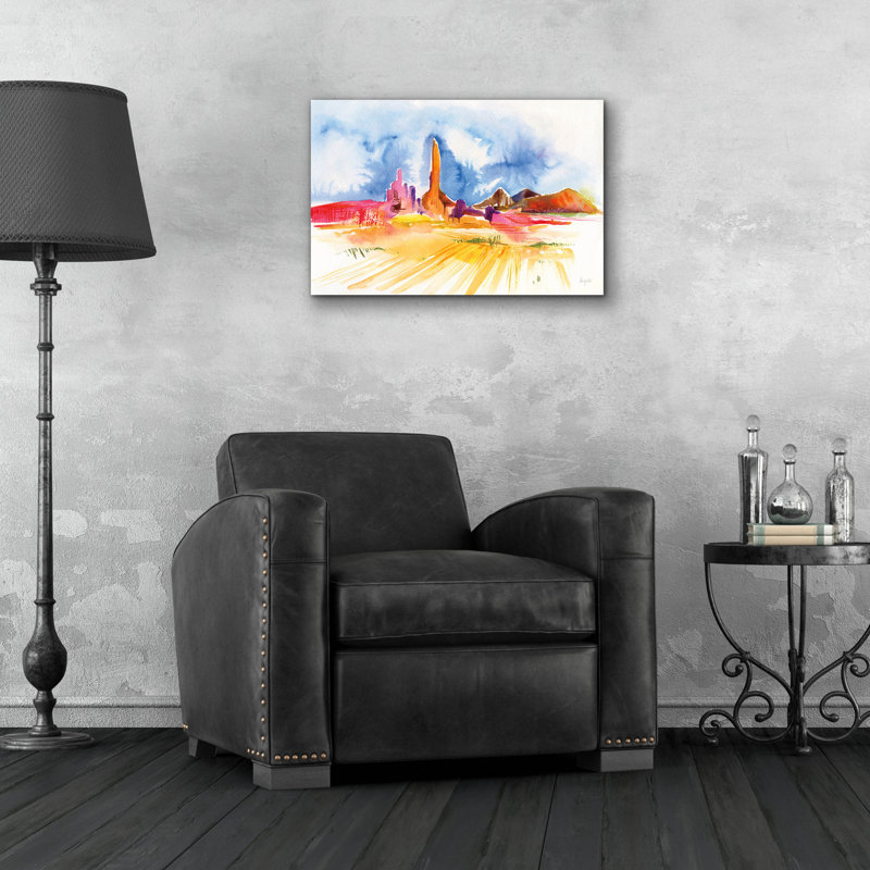 Art mural en verre Winston Porter, H 16 po x l 24 po x P 0,2 po