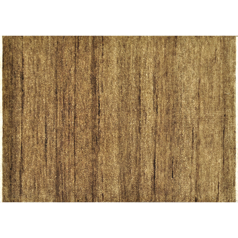 Clearman Hand Knotted Wool Indoor Rug, Rectangle 7'9" x 9'9"