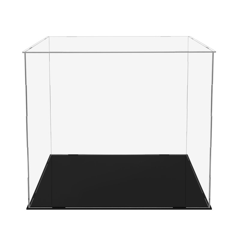 Vitrine en acrylique transparent en plastique UV, H 9,4 po x l 7,8 po x P 7,8 po