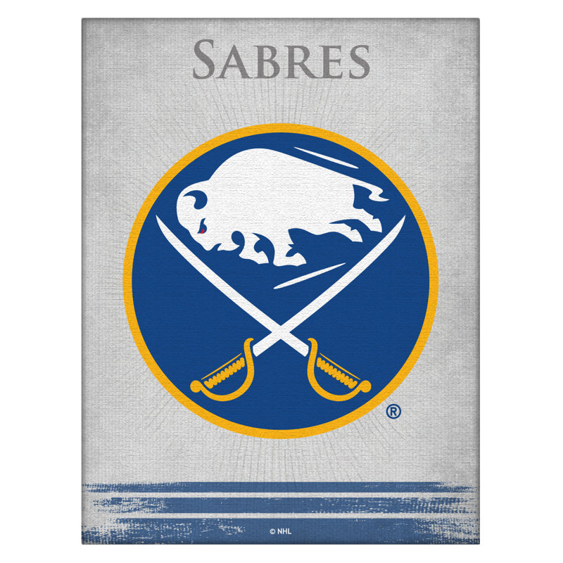 « NHL », impression sur toile, Buffalo Sabres, H 15 cm x l 20 cm