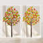 Érable artificiel illuminé 6 pi, arbre à DEL blanc chaud 96 DEL, intérieur et extérieur, feuilles vertes réalistes et pommes de pin