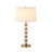 Shareda Alabaster Dani Metal Table Lamp