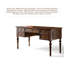 Bureau en bois massif de style américain-974386491-974386482