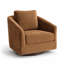 Fauteuil d'appoint pivotant en chenille Conway-1069960991