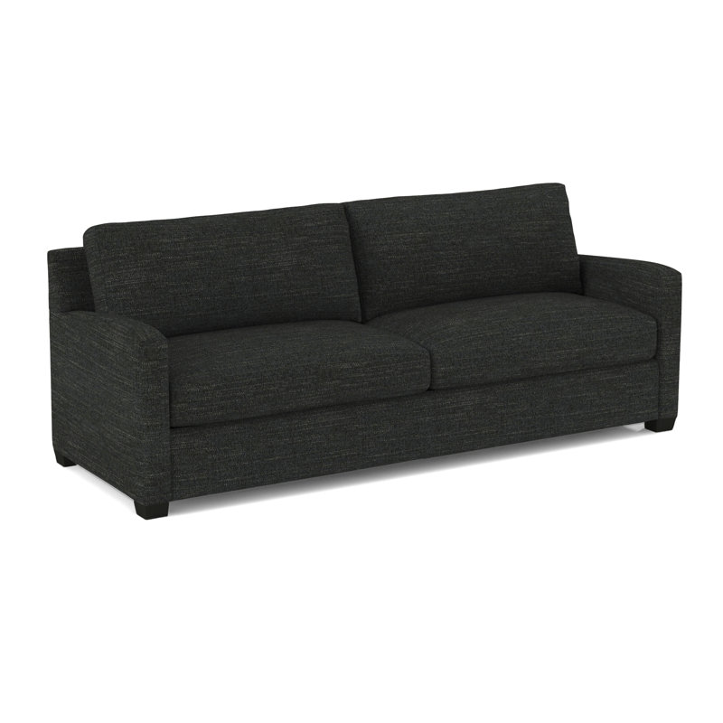 Leather Sofa, 61597-78, Black