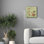  «Les Fleurs 5» par Dusza, art mural sur toile, 18 po x 18 po