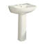 Southhampton Vitreous China Rectangular Pedestal Bathroom Sink-82722811-110690309