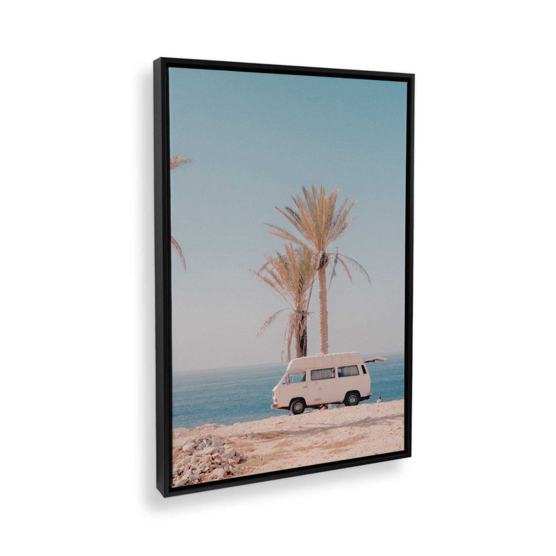 Impression sur toile Timeless Tropical Escape, Cadre flottant noir satiné, H 18,75 po x l 12,75 po x P 1,75 po