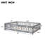 Structure de lit plateforme avec clôture et porte, gris (ancien SKU: W50459219)-466687371
