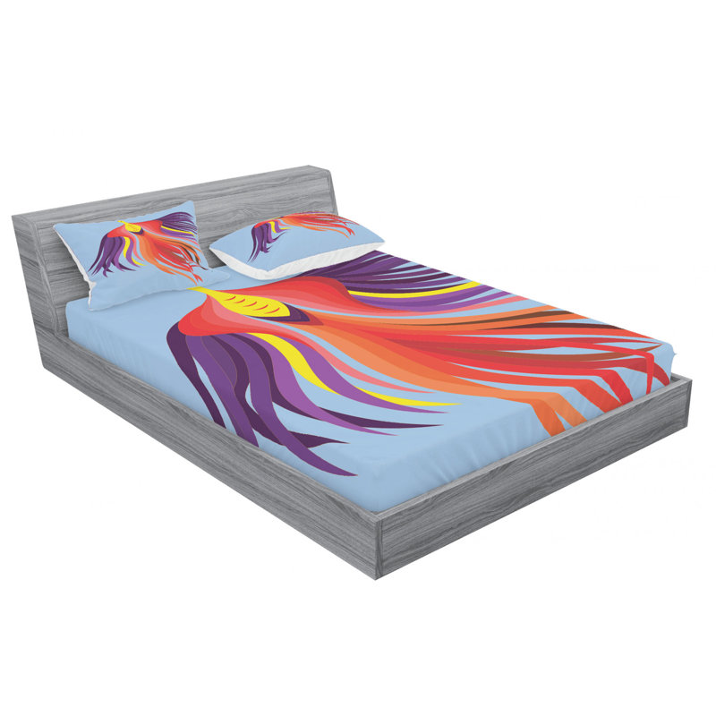 Microfiber Sheet Set, Queen Sheet Set + Fitted Sheet + 2 Pillowcases