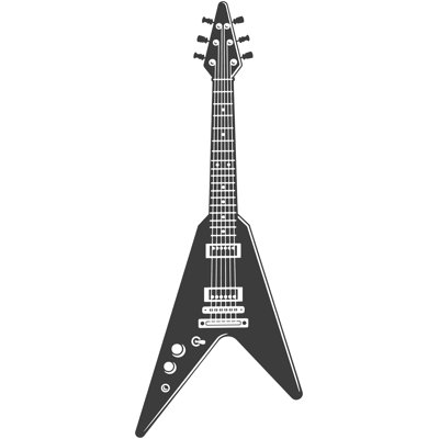 Guitare Rock en carton