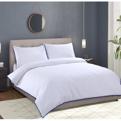 Cerrito Solid Colour Duvet Cover Set with Pillowcases