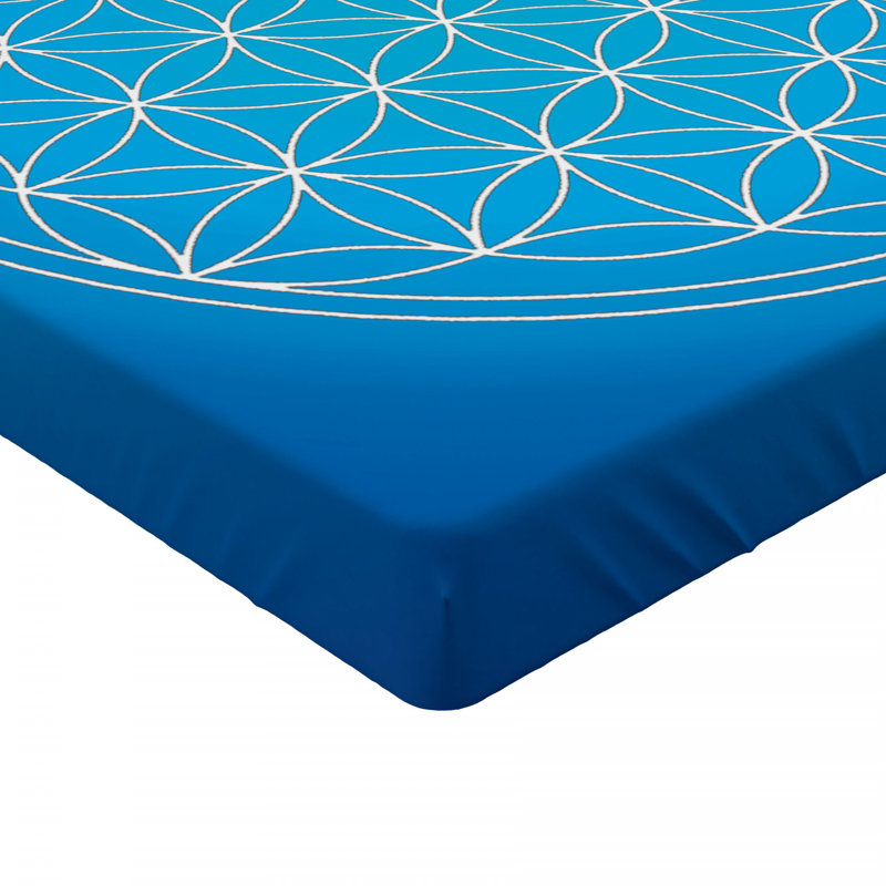 Microfiber Geometric Fitted Sheet, Full Fitted Sheet