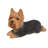 Yorkshire Terrier Dog Lying Down Statue
