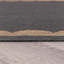 Tapis tissé à plat en jute gris foncé / naturel à bordure festonnée-1916032400-1916032413