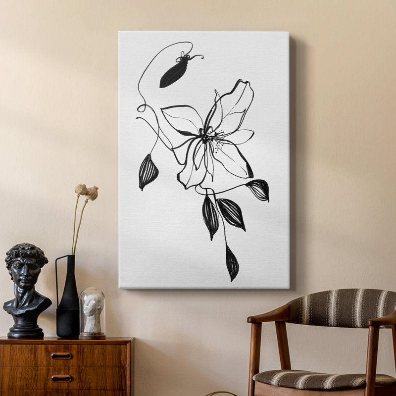 Wild Clematis I - galerie sur mesure, H 12 po x l 8 po
