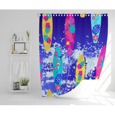 Paulina Polyester Shower Curtain