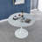 42" Round Dining Table With Metal Base-1997599810-2005427877-2005427862