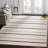 Kruetzen Striped Handmade Tufted Wool Ivory/Orange Area Rug-21774006