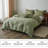 100% Washed Linen Duvet Cover Set-3 Pieces 1 Duvet Cover And 2 Pillowcases-115240092-115240096