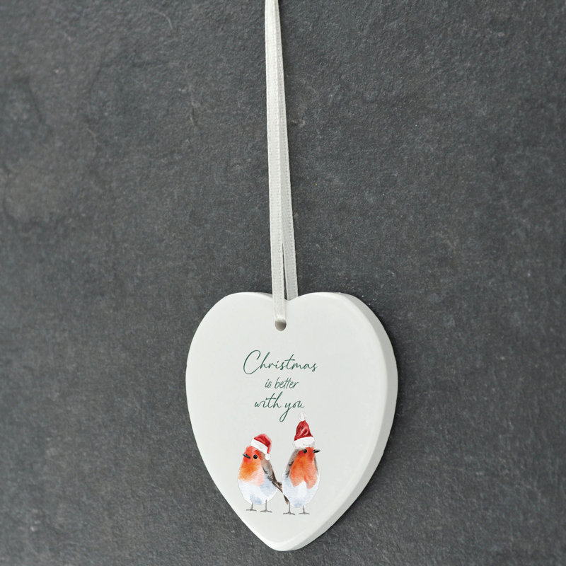 6.6cm Ceramic / Porcelain Animals Hanging Figurine Ornament