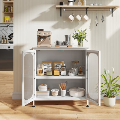 83 cm W Iron Credenza
