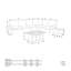 Bima Metal 6 - Person Seating Group with Cushions-96413008