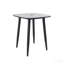 Table de bar d'extérieur ronde moderne carrée 35,4 po (table incluse seulement)