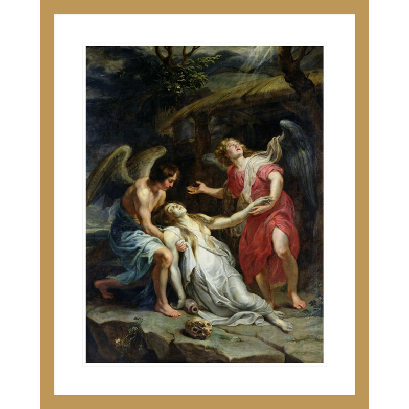 «Extase of Mary Magdalene» par Peter Paul Rubens, impression giclée encadrée, 29,22 po H x 23,5 po L