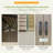 Plastic Outdoor Storage Shed With Floor, Resin Shed With Window And Lockable Door For Garden, Backyard, Tool Storage Use, Easy To Install In Brown-120143782-120143784