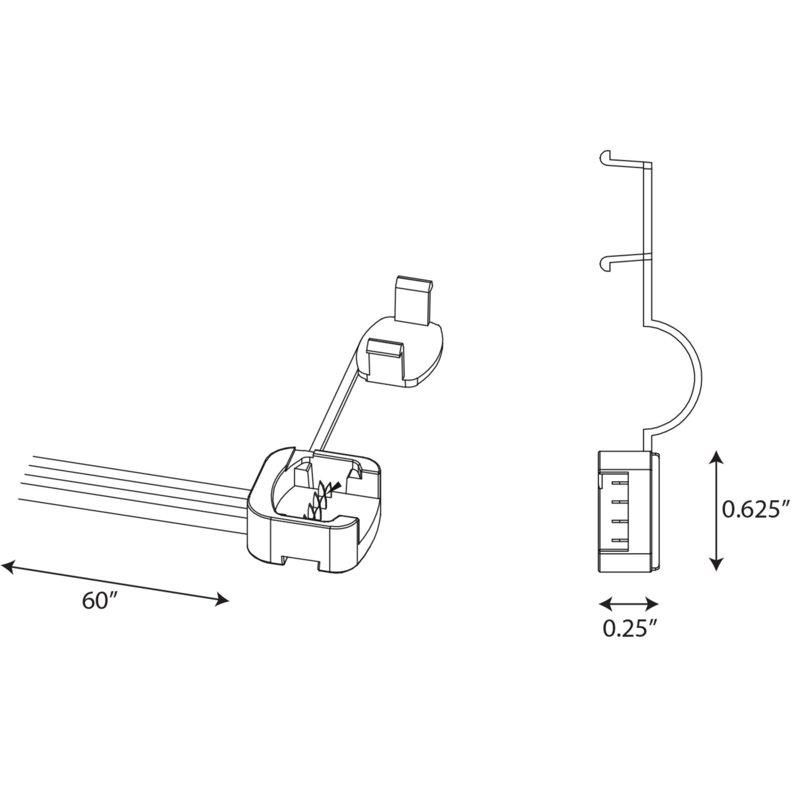 Cordon d’alimentation à del pour le rendement des pilotes de ruban hide-a-lite