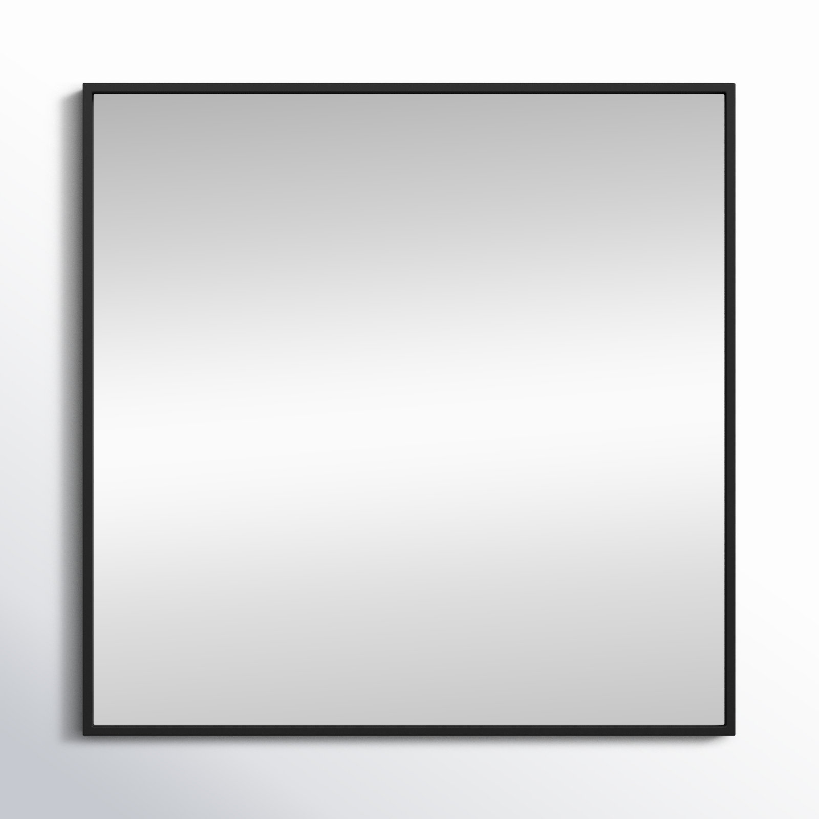 Valparaiso Accent Mirror, Black, 24"  x 24" 