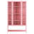67.25'' Tall Iron Display Cabinet With Glass Door And LED Lights Steel Curio Cabinet For Collectibles Figures Trophies 3-Sided Glass Display Case For Home Office Study Room Stores Playroom-1375453951