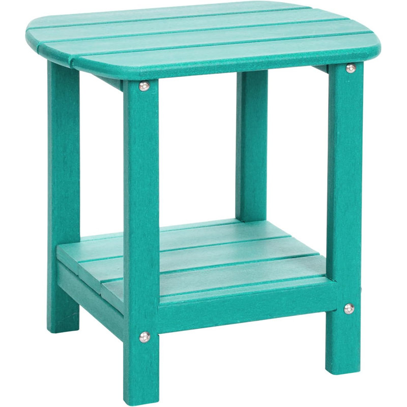 Rectangular Outdoor Side Table - 12.5 cm W 16.5 cm D