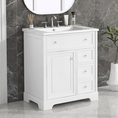 Meuble-lavabo 30 po avec comptoir d'évier