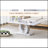 Modern Minimalist Grey Marble Pattern Sticker MDF Rectangular Coffee Table For A Tranquil And Comfortable Home